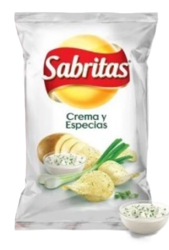 Papas Sabritas Crema y Especias 350 g
